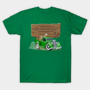 Saint Patrick's vintage cartoon truck T-Shirt